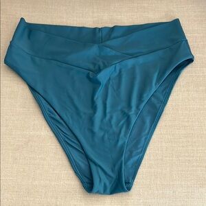 Aerie Blue Classic Bikini Bottom Swimwear